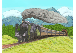 chug alongのイラスト